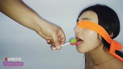 I cheat on my stepsister in a game of flavors and in the end she concludes up getting a cock in her gullet and jizz all over her face
