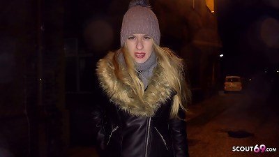 GERMAN SCOUT - tough anal invasion fucky-fucky FOR thin girl NIKKI AT STREET casting BERLIN