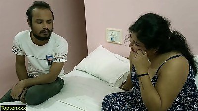 Desi molten Rich wife filthy talk and firm sex with youthful Boy!!