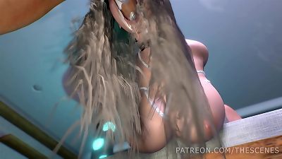 3d porn huge-titted chinese teenager bondage Face penetrating