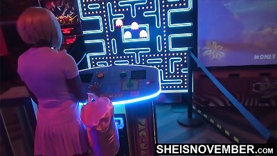 I'm Gonna drill My Step sister Tonight When We Leave The Arcade, harmless ebony Msnovember Dumped By Her bf decides To Give Into To romp With Step rod On Sheisnovember